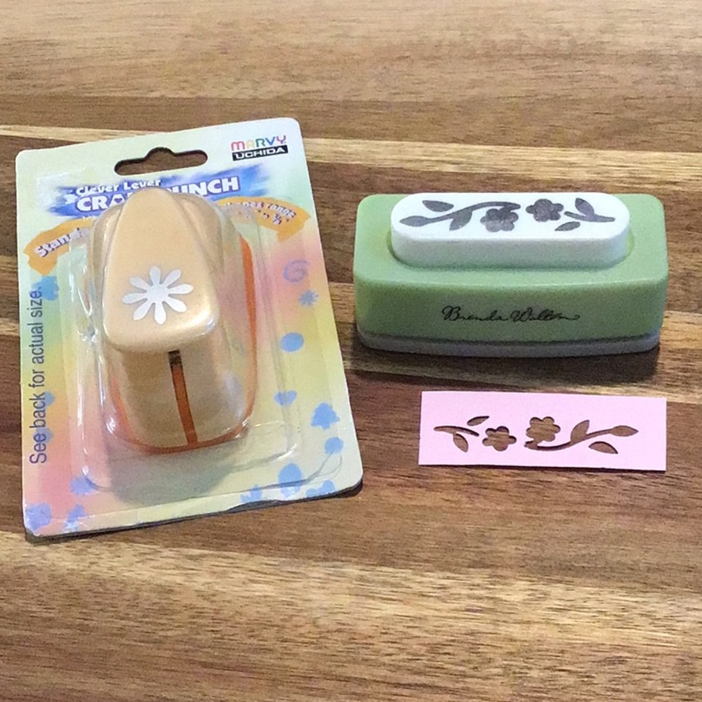 🌸 Marvy Flower and Flower Boarder Paper Punch Set 🌸